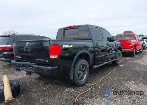 2013 Nissan Titan Pro-4X из США, поврежденный, VIN 1N6BA0EC6DN300477